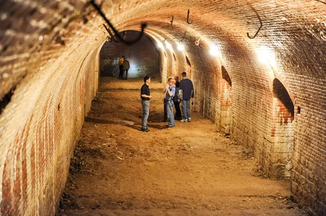 Cellier de l'Arsenal du château fort de Guise c Ariane Debadier