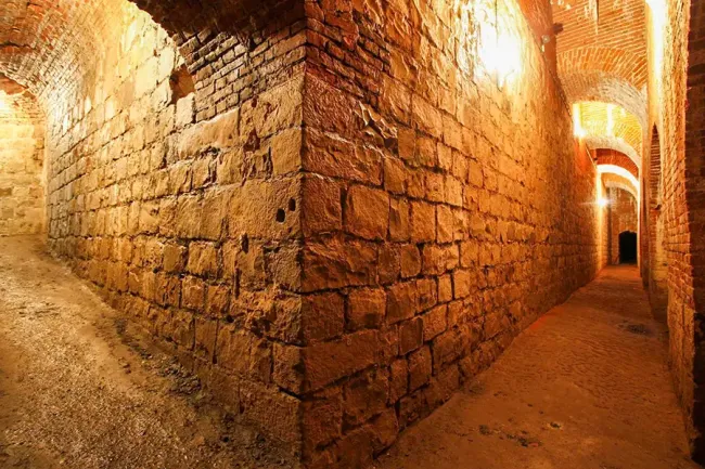 La galerie de contremines du bastion de la Haute-Ville du château fort de Guise