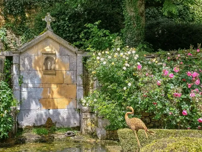 La fontaine © Isabelle Lebon-Hénault - Chateau de Lacypierre