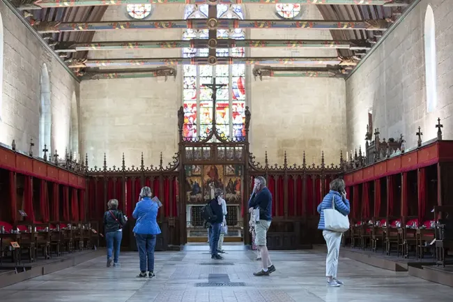 Salle des Pôvres de l'Hôtel-Dieu des Hospices Civils de Beaune © David Cesbron