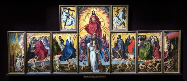 Polyptique du Jugement dernier de Rogier van der Weyden - Face ouverte - Hôtel-Dieu des Hospices Civils de Beaune  © Francis Vauban