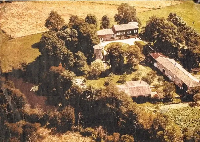 Vue aérienne du Domaine de la Vergne © DRAC