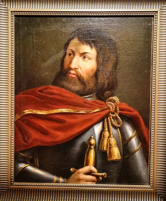 Portrait de Simon de Montfort par Dejuinne en 1834