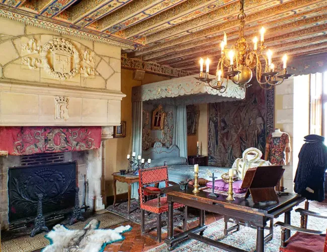 Chambre du Roi du Château de Montpoupon © Quentin de Louvencourt
