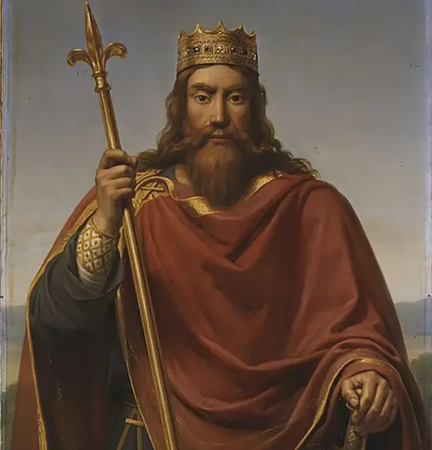 Le roi Clovis, Château d'Amboise ©François-Louis Dejuinne - Public domain, via Wikimedia Commons