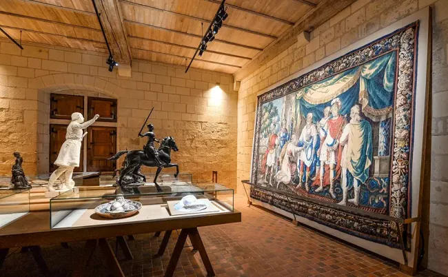Salle Jeanne d'Arc de la Forteresse royale de Chinon © Léonard de Serres 