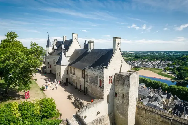 Les logis royaux de le Forteresse royale de Chinon © ADT Touraine - Jean Christophe Coutand 