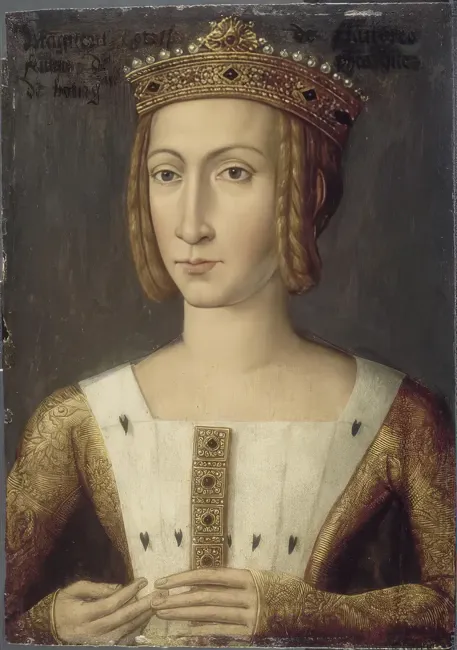 Portrait de Marguerite de Flandre - École flamande