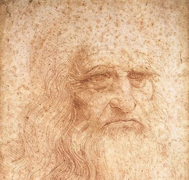 Portrait présumé de Léonard de Vinci © Domaine publique