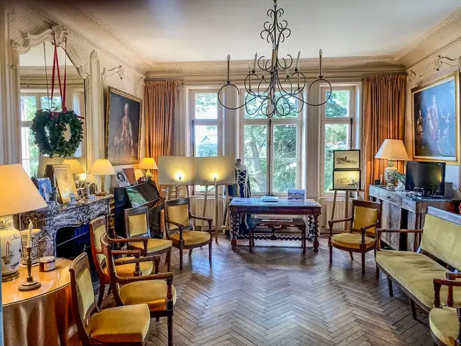 Le salon du château de Pornic © Robert de Vogüe