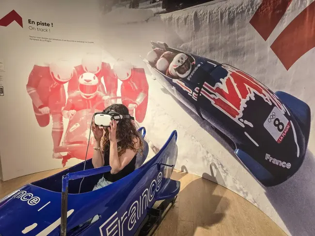 Descente en bobsleigh © Maison des Jeux Olympiques