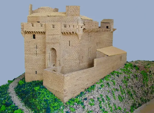 Château de Dio_Maquette du Donjon ©Fleutiaux Bertrand