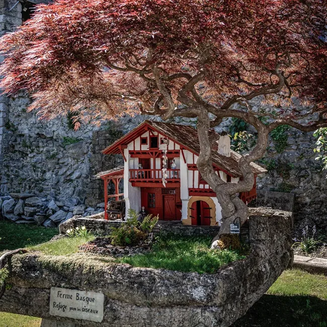 Chateau fort de Lourdes_Maquette de la ferme basque ©Yohan Espiaube