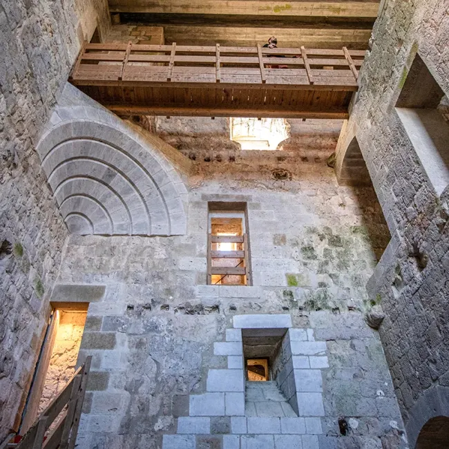 Salle principale du Moulin des Tours © Albret Tourisme