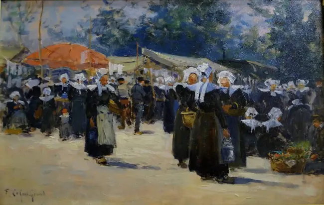 Marché à Concarneau ©Laura Prince