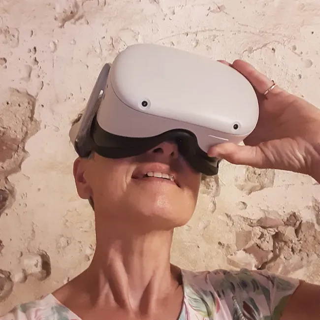 Visites en réalité augmentée au Prieuré de Charrière © Patrimoine Castelneuvois