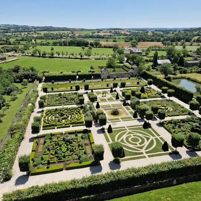 Château de Bournazel : le jardin clos © Château de Bournazel
