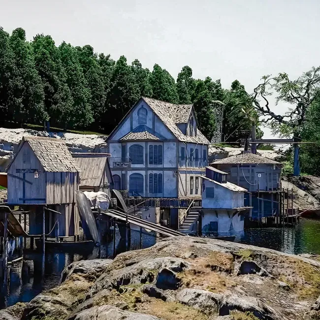 Le Moulin primitif © Albret Tourisme via Harris Studio