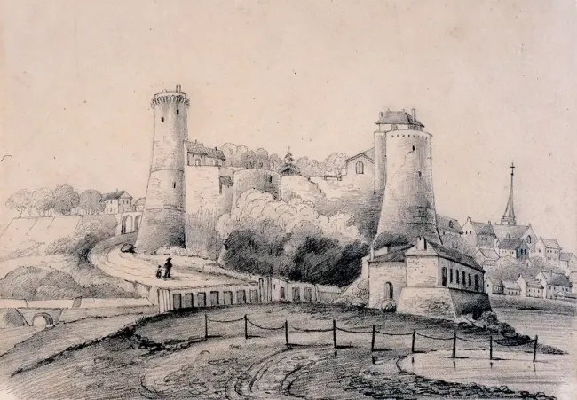 Forteresse pillée, château de Pornic