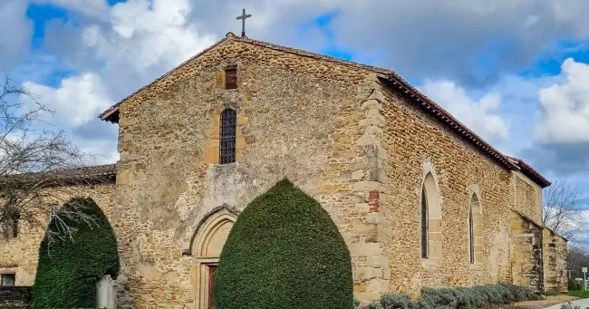 Prieuré de Charrière_vue ouest © Patrimoine Castelneuvois