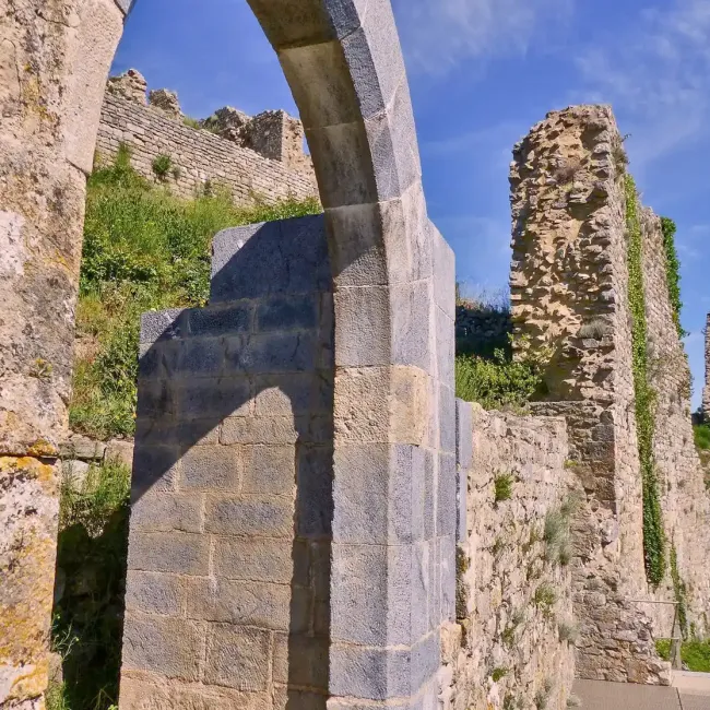Chateau de Termes_Restauration et vestiges d'époque ©Hannes Ceulemans
