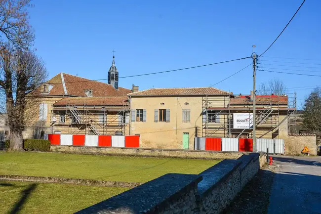 Travaux de toiture du Couvent des annonciades célestes © Anthony Koenig