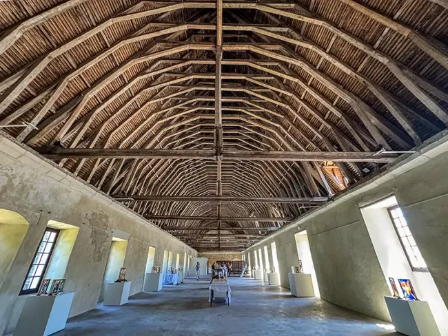 Charpente de l'abbaye royale du Moncel © AG_LC