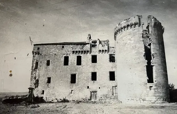 La ruine en 1983 ©Mh Gadel