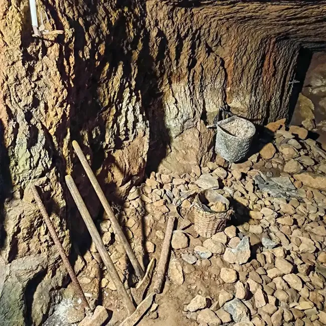 Chantier des galeries de 1820 ©Musée des mines de fer de Lorraine - Maël MAQUET