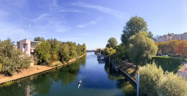 La Seine près de la Maison de la Pêche et de la Nature © Sandrine Armirail