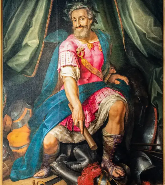 Peinture d'Henri IV en Mars au château de Pau © Château de Pau / JF Lairez