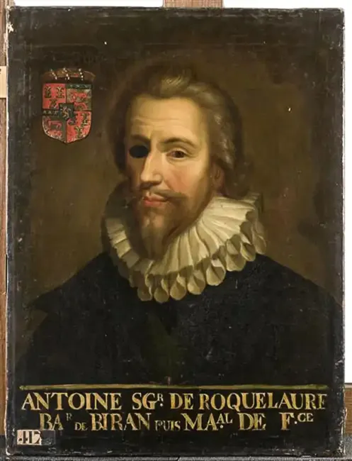 Portrait Antoine de Roquelaure XVIIe-siecle au centre d'art du château de Lavardens © Centre d'art du château de Lavardens