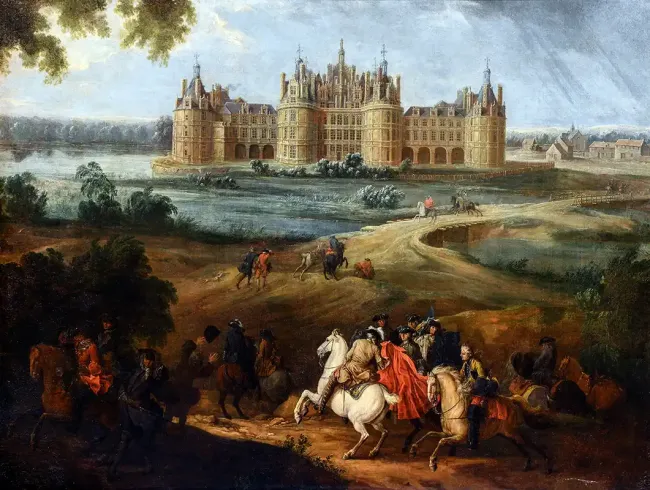 Retour au château par temps de bourrasque de Pierre Denis Martin © Domaine national de Chambord - Léonard de Serres