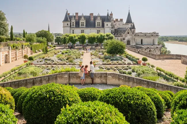 Jardins suspendus du Château d'Amboise © JC Coutand 