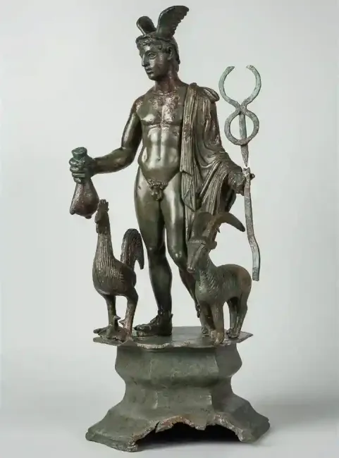 Ensemble de Mercure-Bronze Ier - IVe siècle du musée de Borda Site Antique © V. Lagardère