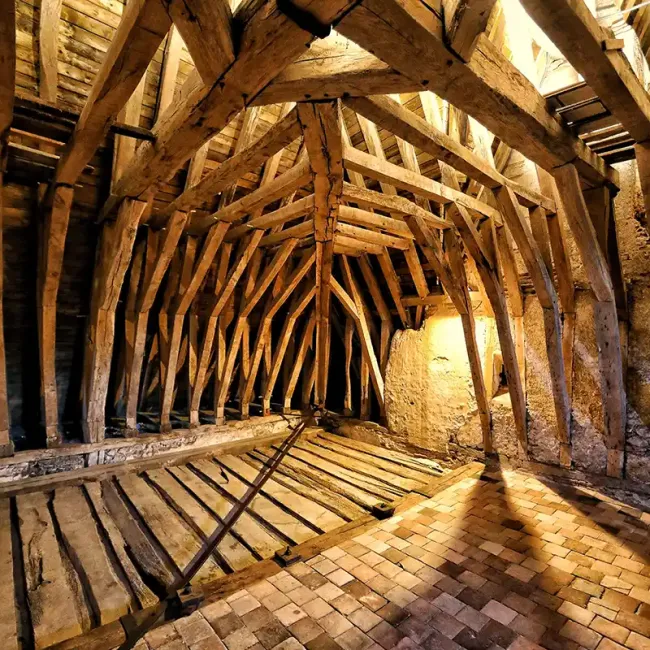 Les greniers du château de Meung-sur-Loire © Pierre Holley