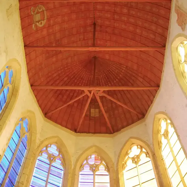 Voûte du Prieuré Saint-Ayoul de Provins © Jean François Bénard