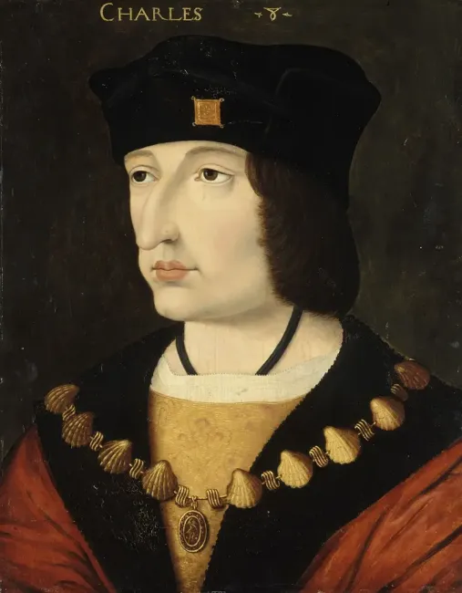 Portrait du roi Charles VIII 1470-1498 © Public domain XVIe siècle