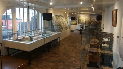 Galerie des curiosités au rez-de-chaussée du Musée de la Batellerie et des voies navigables. © Ville de Conflans