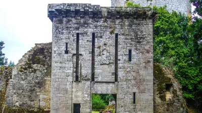 Forteresse de Largoët à visiter dans le Morbihan avec le Pass patrimoine ©Fab5669 - CC BY SA 4.0