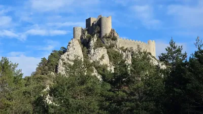 Visitez le Château de Puilaurens, dans l’Aude, avec le Pass Patrimoine. © Karine DUHIL